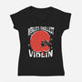 World's Smallest Violin-Womens-V-Neck-Tee-estudiofitas