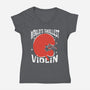 World's Smallest Violin-Womens-V-Neck-Tee-estudiofitas