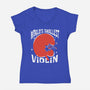 World's Smallest Violin-Womens-V-Neck-Tee-estudiofitas