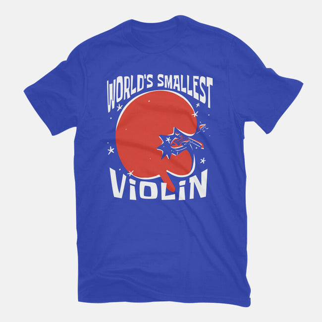 World's Smallest Violin-Unisex-Basic-Tee-estudiofitas