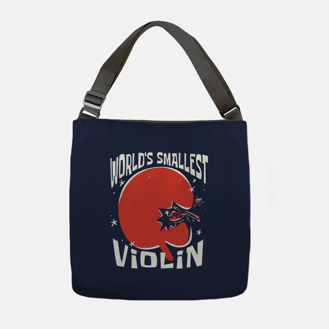 World's Smallest Violin-None-Adjustable Tote-Bag-estudiofitas
