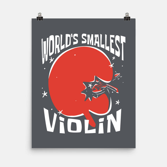 World's Smallest Violin-None-Matte-Poster-estudiofitas