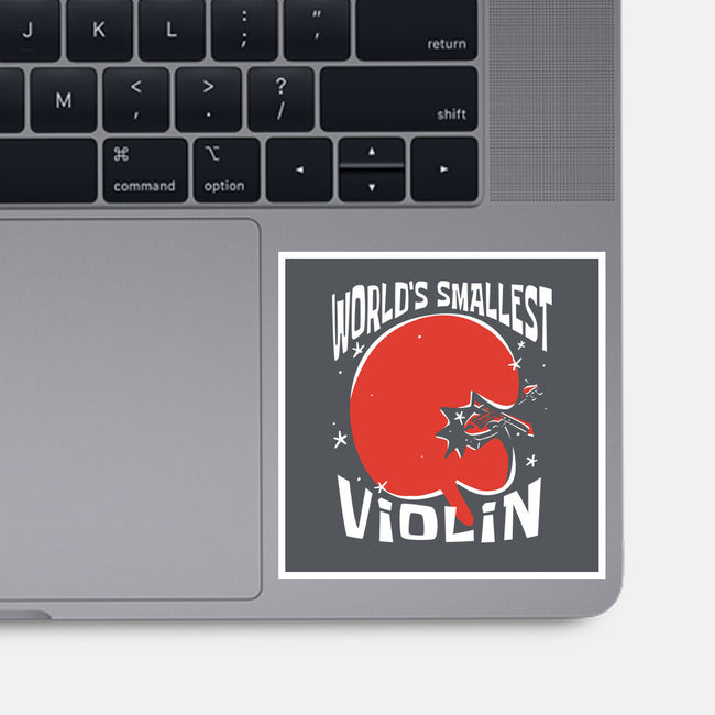 World's Smallest Violin-None-Glossy-Sticker-estudiofitas