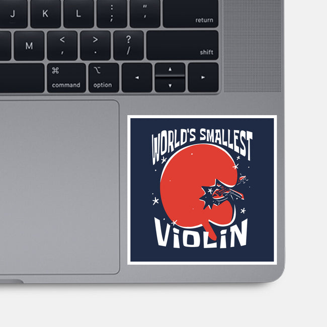 World's Smallest Violin-None-Glossy-Sticker-estudiofitas