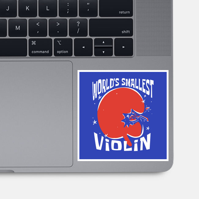 World's Smallest Violin-None-Glossy-Sticker-estudiofitas