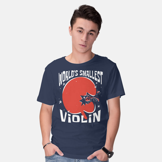 World's Smallest Violin-Mens-Basic-Tee-estudiofitas