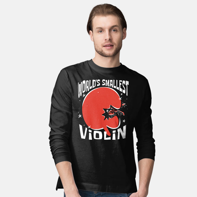 World's Smallest Violin-Mens-Long Sleeved-Tee-estudiofitas