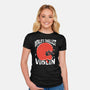 World's Smallest Violin-Womens-Fitted-Tee-estudiofitas