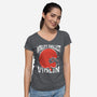 World's Smallest Violin-Womens-V-Neck-Tee-estudiofitas