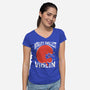 World's Smallest Violin-Womens-V-Neck-Tee-estudiofitas