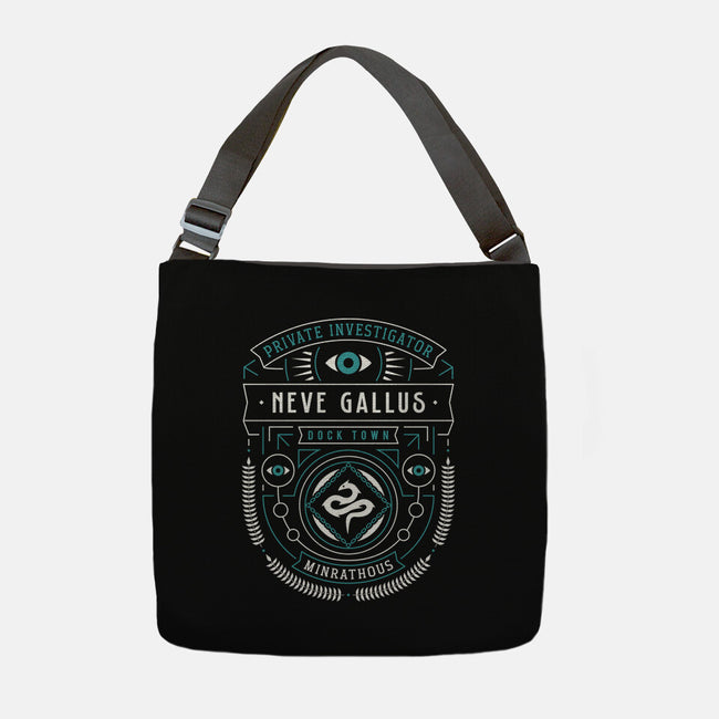 Minrathous Private Investigator Crest-None-Adjustable Tote-Bag-LAGELANTEE