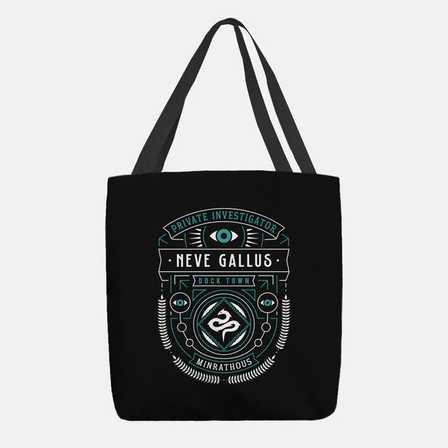 Minrathous Private Investigator Crest-None-Basic Tote-Bag-LAGELANTEE