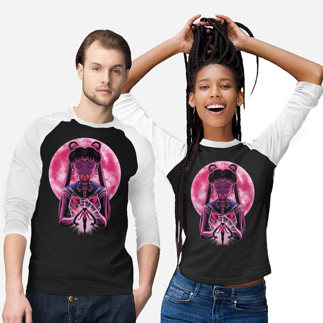 Heart Moon Wand-Unisex-Baseball-Tee-rmatix