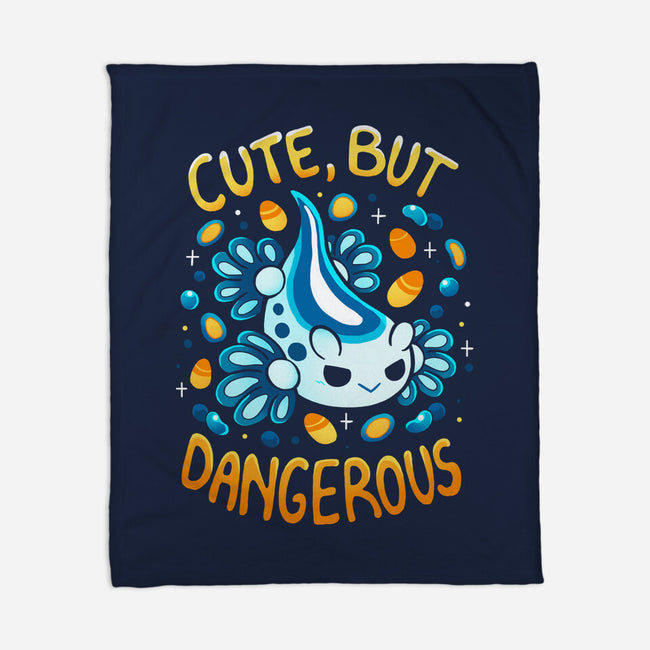 Cute But Very Dangerous-None-Fleece-Blanket-Vallina84