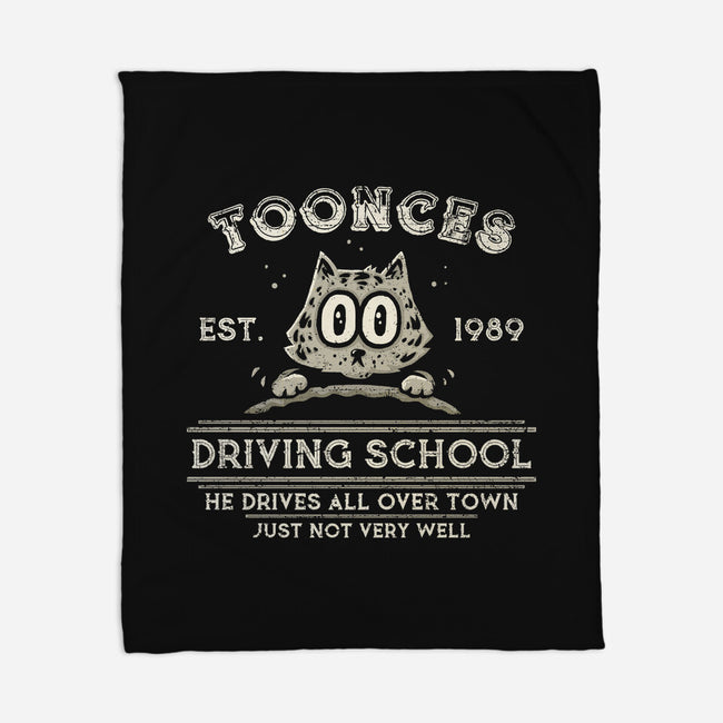 Toonces Driving School-None-Fleece-Blanket-kg07