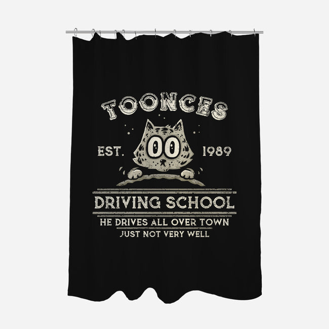 Toonces Driving School-None-Polyester-Shower Curtain-kg07