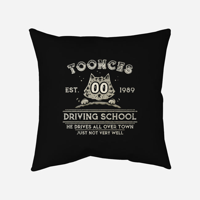 Toonces Driving School-None-Removable Cover w Insert-Throw Pillow-kg07