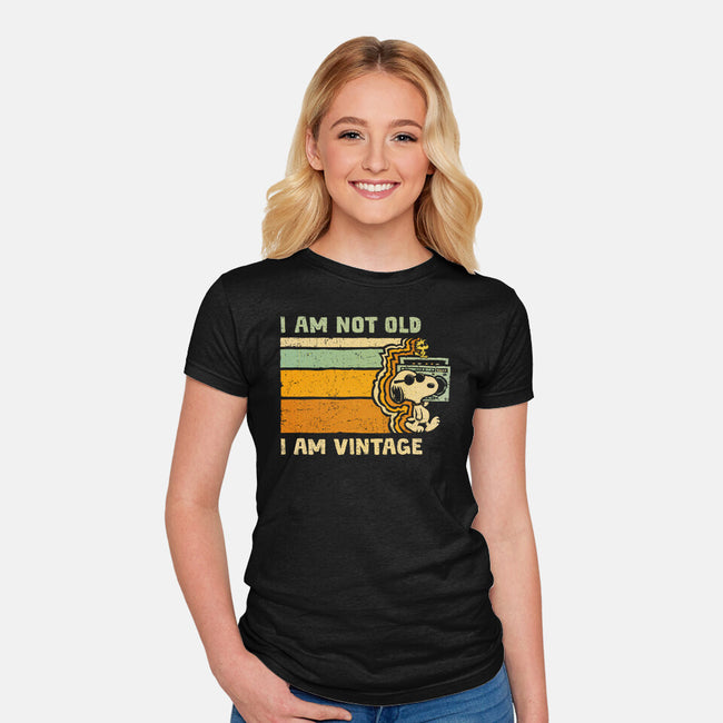 Vintage Vibes-Womens-Fitted-Tee-kg07