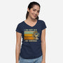 Vintage Vibes-Womens-V-Neck-Tee-kg07
