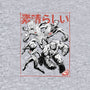 Fantastic Superheroes Sumi-e-Unisex-Pullover-Sweatshirt-Astrobot Invention