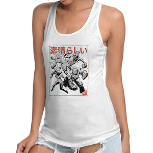 Fantastic Superheroes Sumi-e