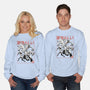 Fantastic Superheroes Sumi-e-Unisex-Crew Neck-Sweatshirt-Astrobot Invention