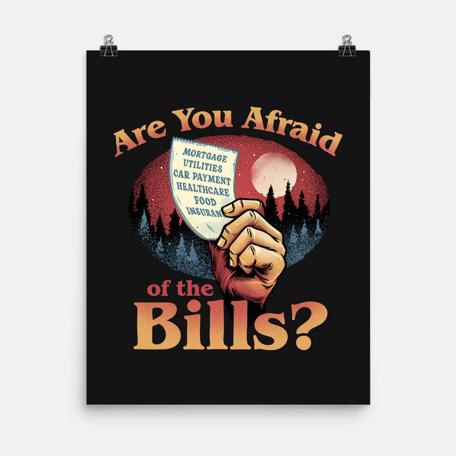 Are You Afraid Of The Bills-None-Matte-Poster-glitchygorilla