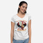Are You Afraid Of The Bills-Womens-V-Neck-Tee-glitchygorilla