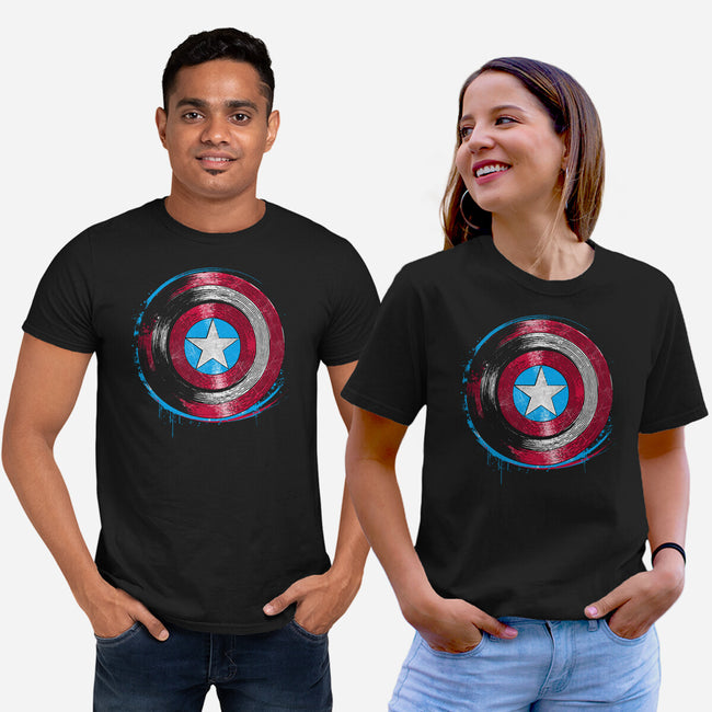 Brave New World-Unisex-Basic-Tee-rocketman_art