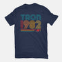 Tron 1982-Womens-Fitted-Tee-rocketman_art