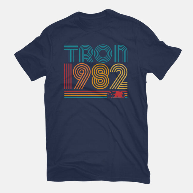 Tron 1982-Womens-Basic-Tee-rocketman_art