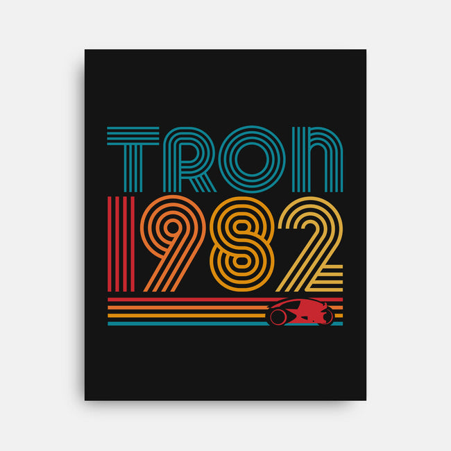 Tron 1982-None-Stretched-Canvas-rocketman_art