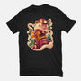 Solar Dragon-Womens-Fitted-Tee-Bruno Mota