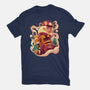 Solar Dragon-Womens-Fitted-Tee-Bruno Mota