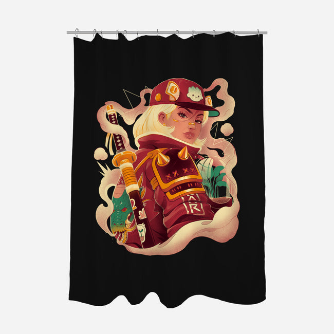 Solar Dragon-None-Polyester-Shower Curtain-Bruno Mota