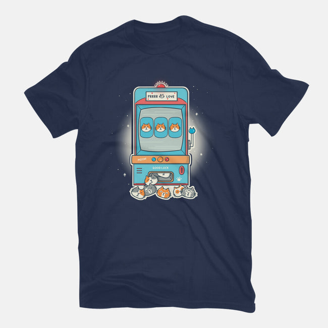 Slot Meowchine-Womens-Fitted-Tee-Freecheese