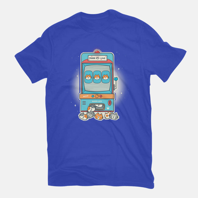 Slot Meowchine-Womens-Fitted-Tee-Freecheese