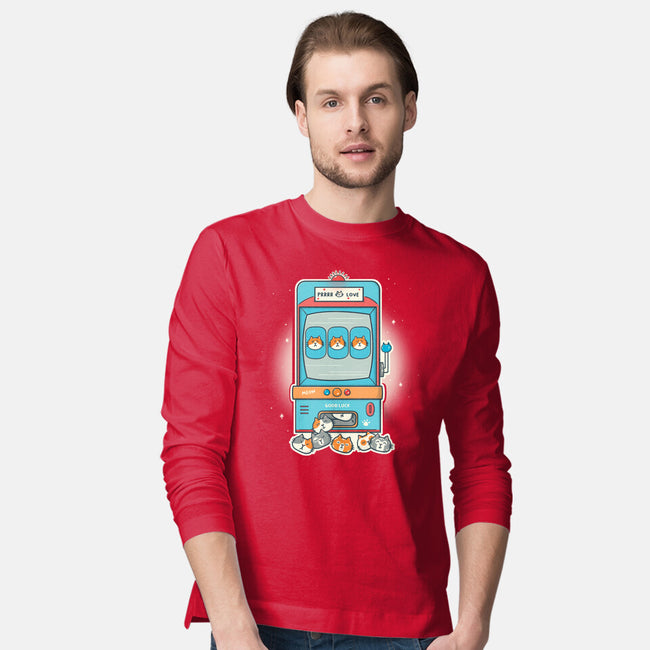 Slot Meowchine-Mens-Long Sleeved-Tee-Freecheese