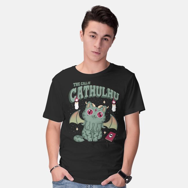 Summon Cathulhu-Mens-Basic-Tee-Tri haryadi