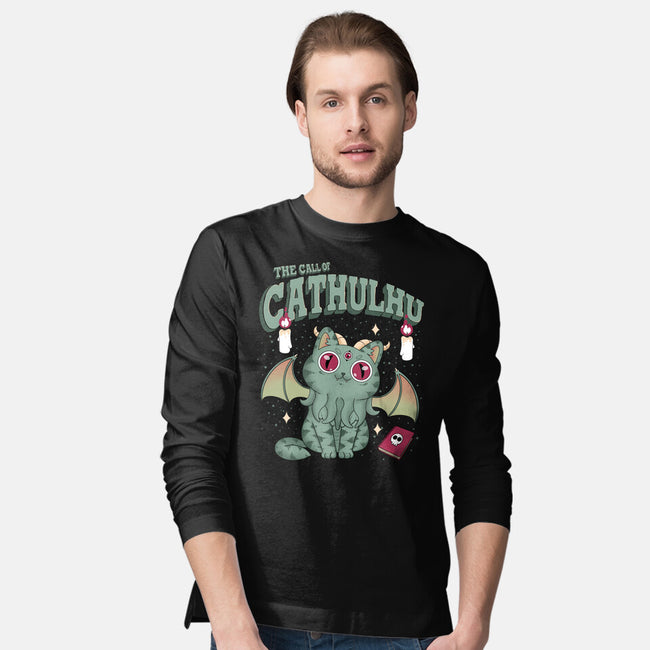 Summon Cathulhu-Mens-Long Sleeved-Tee-Tri haryadi