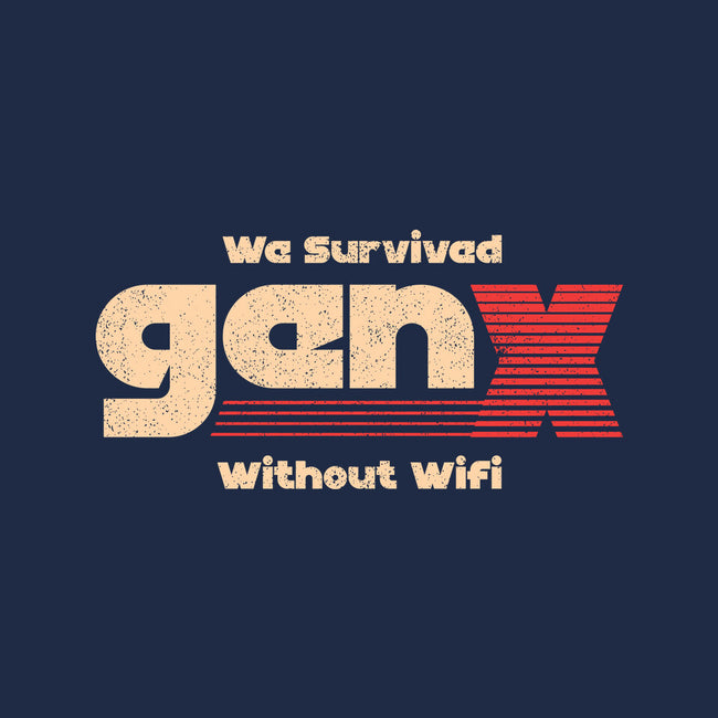 We Survived Without Wifi-Unisex-Crew Neck-Sweatshirt-sachpica