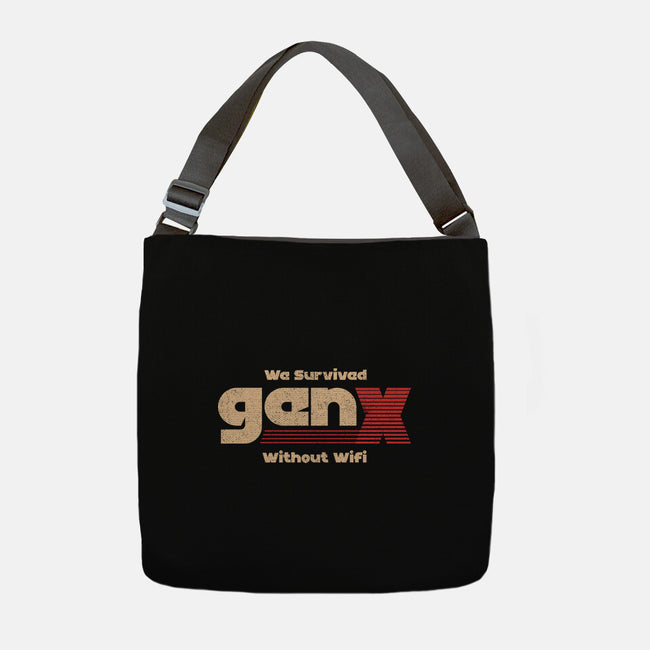 We Survived Without Wifi-None-Adjustable Tote-Bag-sachpica