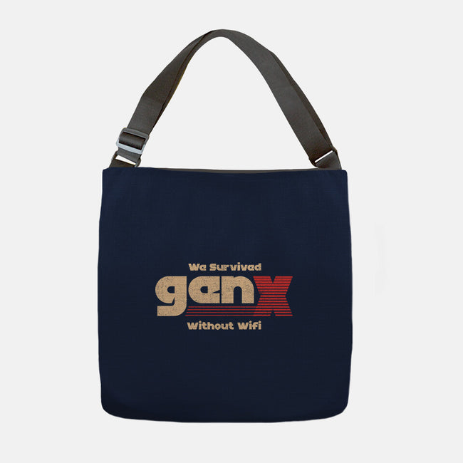 We Survived Without Wifi-None-Adjustable Tote-Bag-sachpica