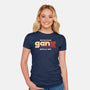 We Survived Without Wifi-Womens-Fitted-Tee-sachpica