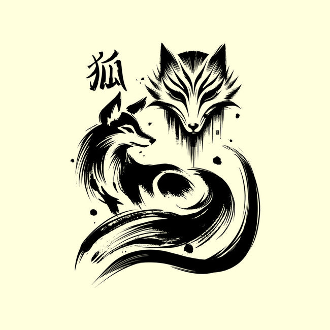 Fox Kitsune-None-Adjustable Tote-Bag-fanfabio
