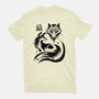 Fox Kitsune-Mens-Basic-Tee-fanfabio