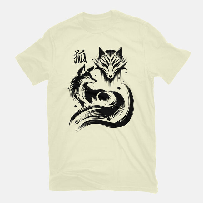 Fox Kitsune-Mens-Premium-Tee-fanfabio