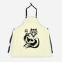 Fox Kitsune-Unisex-Kitchen-Apron-fanfabio