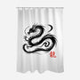 Dragon Ink Brush-None-Polyester-Shower Curtain-fanfabio