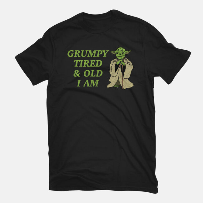 Grumpy Tired And Old-Womens-Fitted-Tee-milasneeze